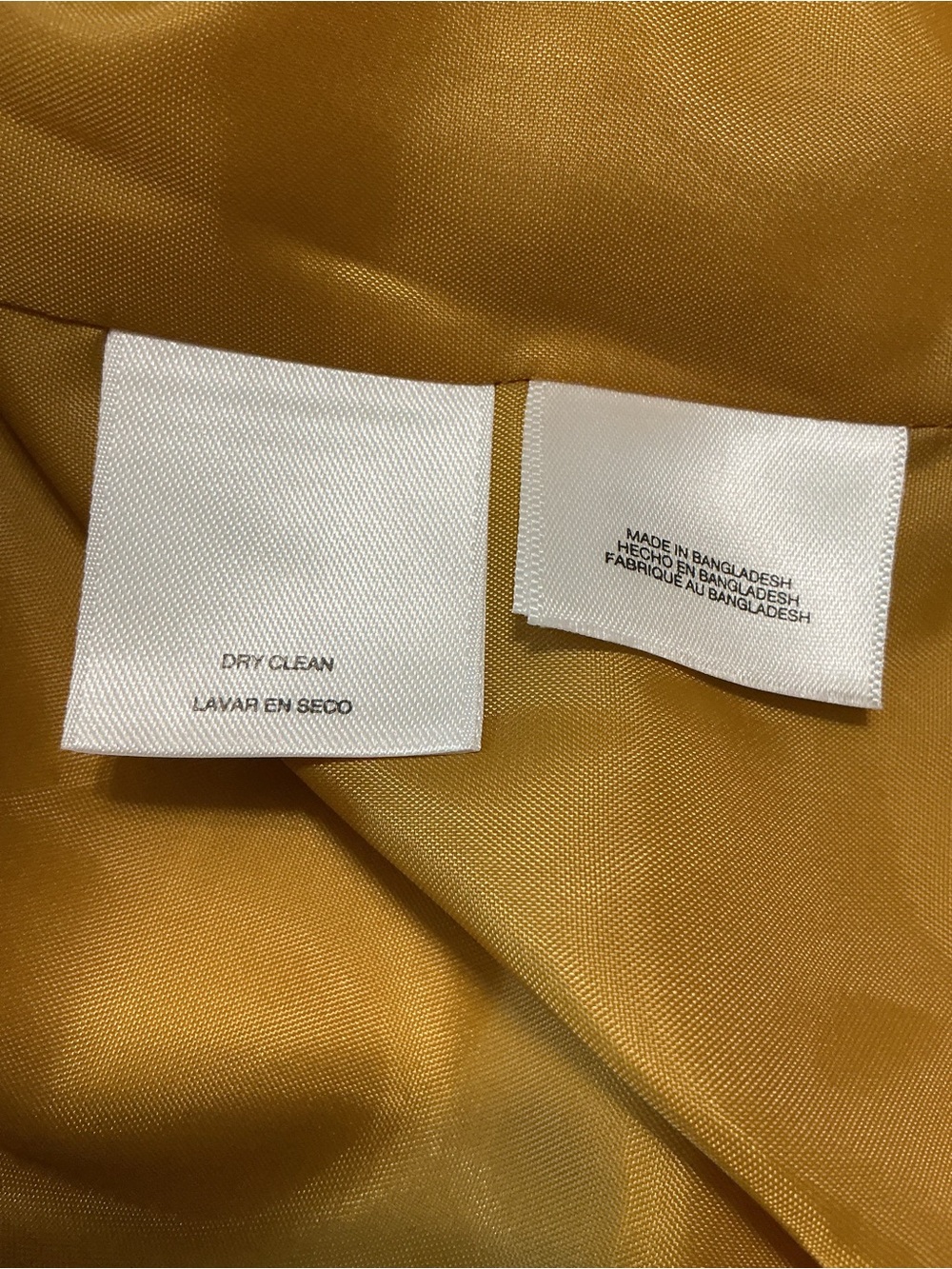 Evan Picone Single-Button Blazer in Mustard Yellow - Picture 5 of 5